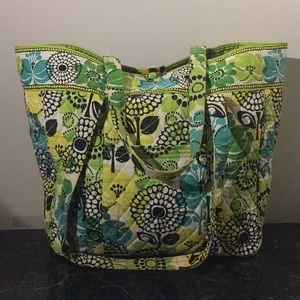 Vera Bradley Large Laptop Tote in Lime’s Up